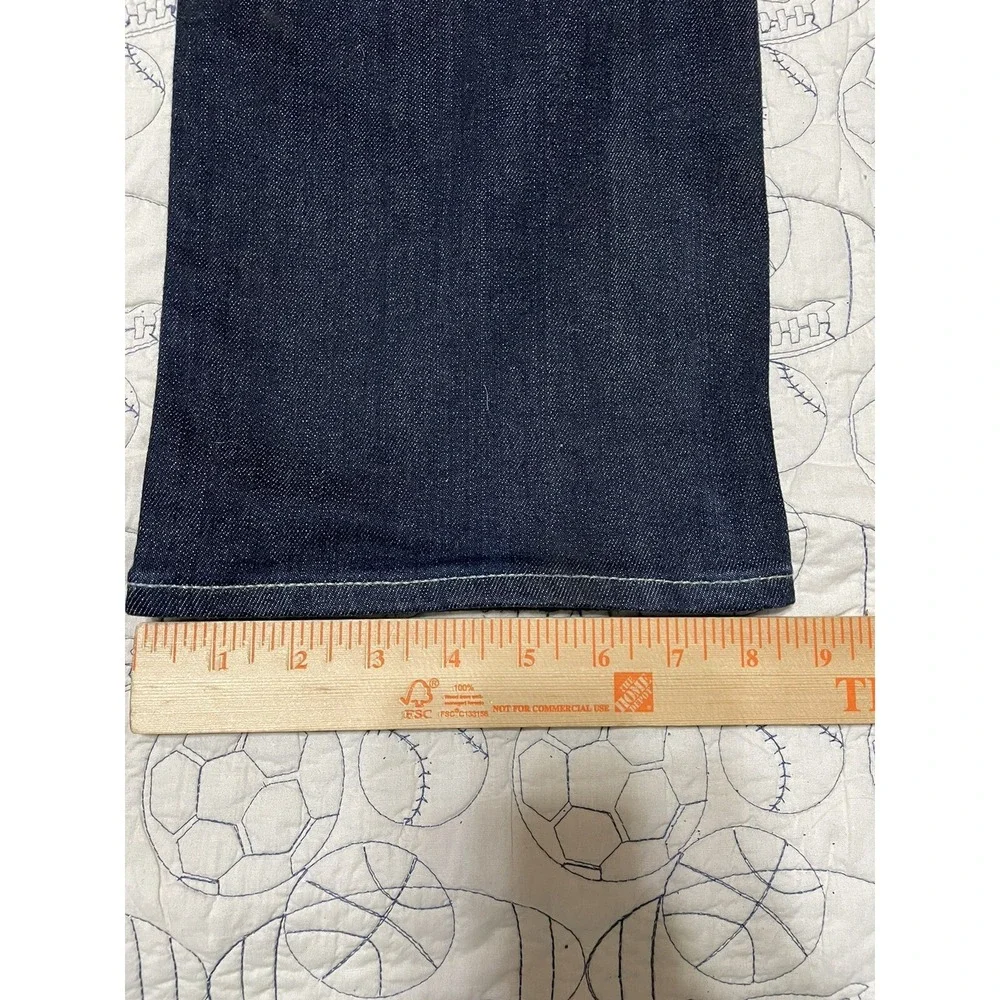 True Religion Mens Ricky Relaxed Straight Jeans Flap Pockets Size 40 x 35